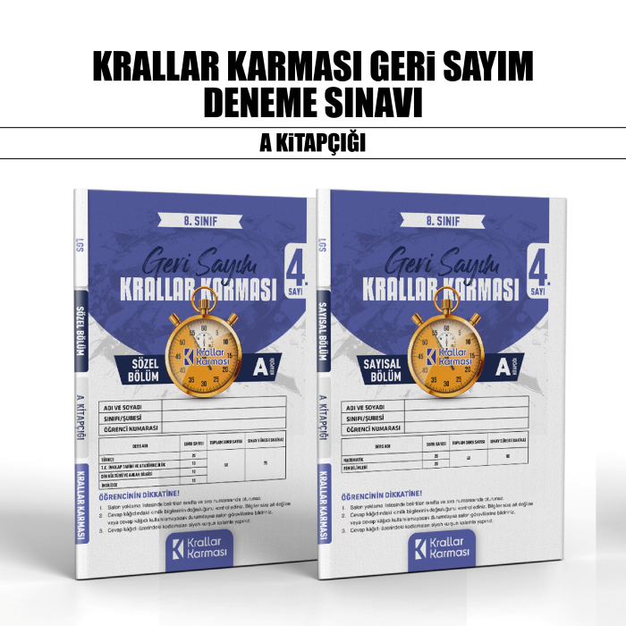 GERİ SAYIM KKARMASI 08.SINIF DNM KLB SY/SZ 4-A -26